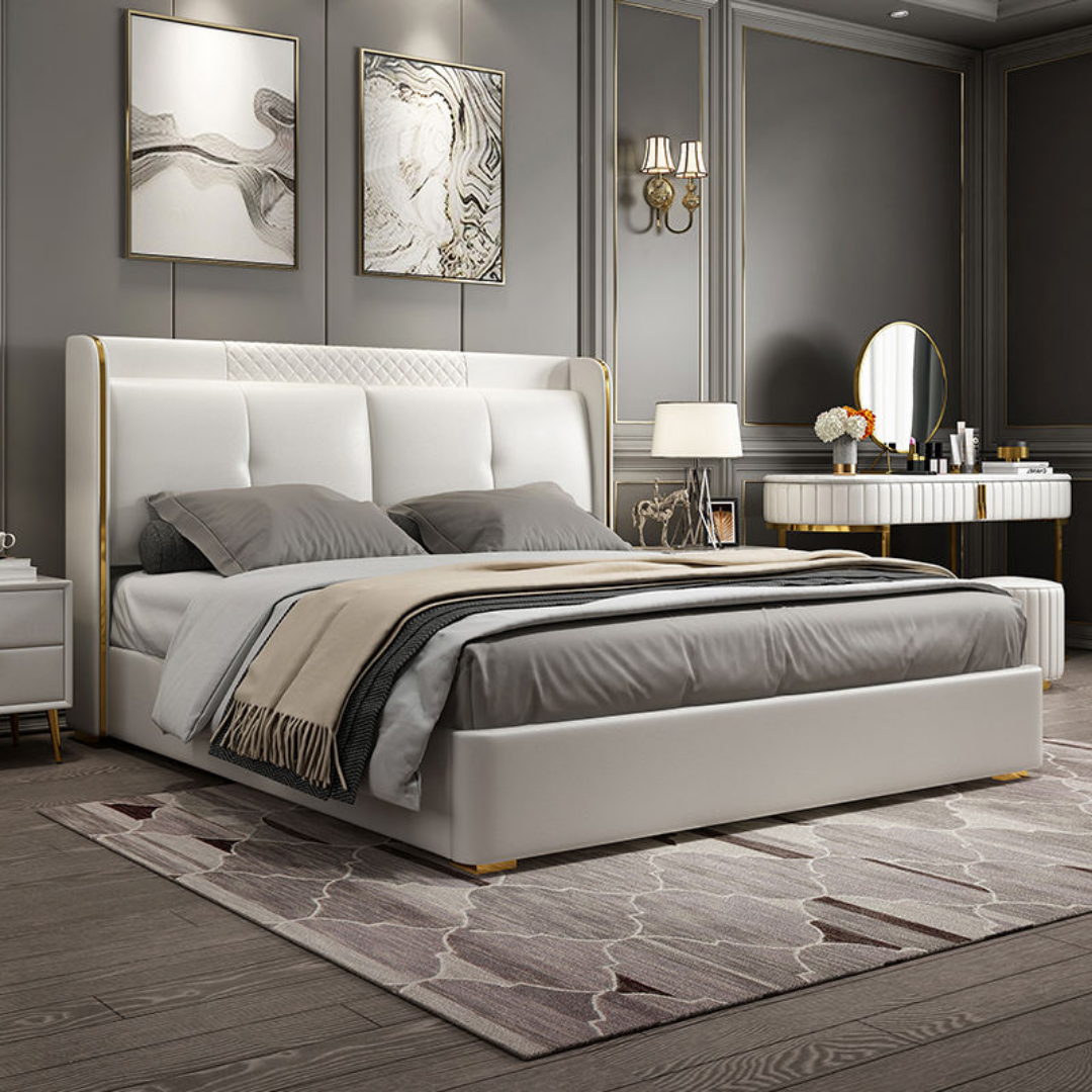 Stella – Elegance Deluxe Frame Bed with Soft Headboard