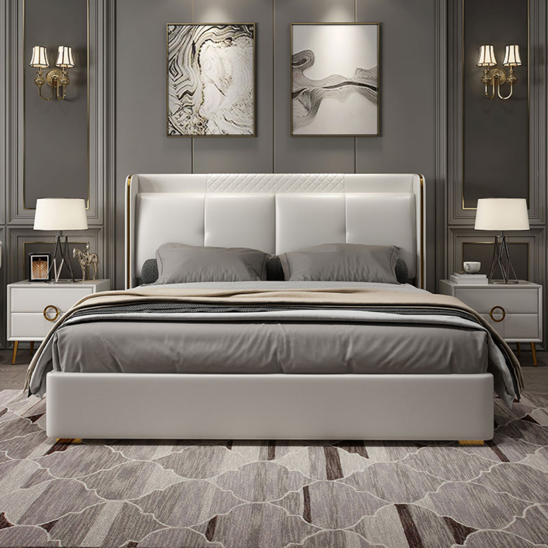 Stella – Elegance Deluxe Frame Bed with Soft Headboard