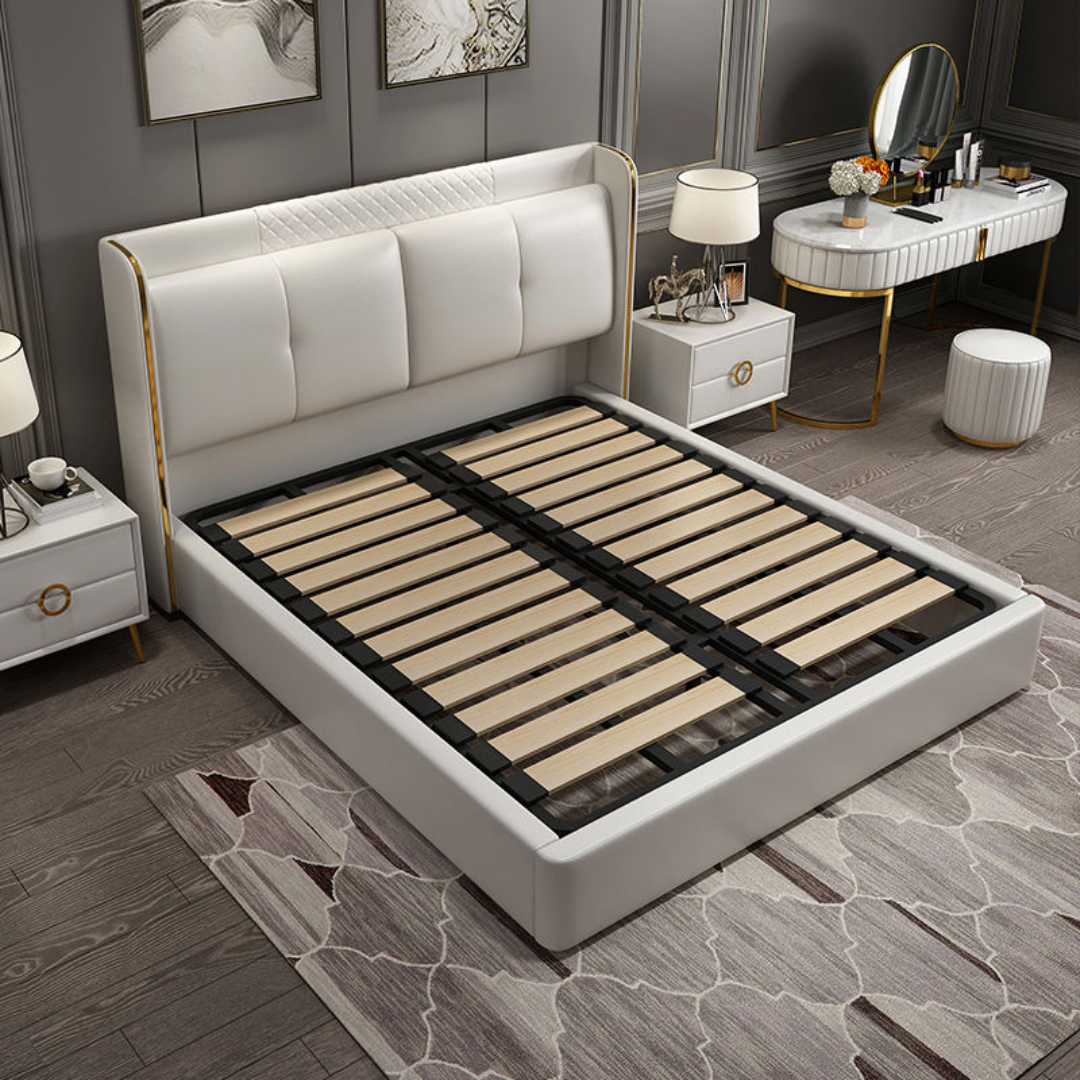 Stella – Elegance Deluxe Frame Bed with Soft Headboard
