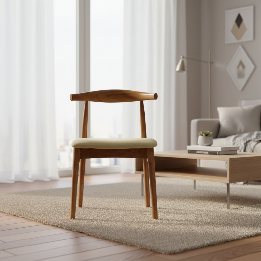 Albin – Scandinavian Comfort Reading Chair in Premium Cotton