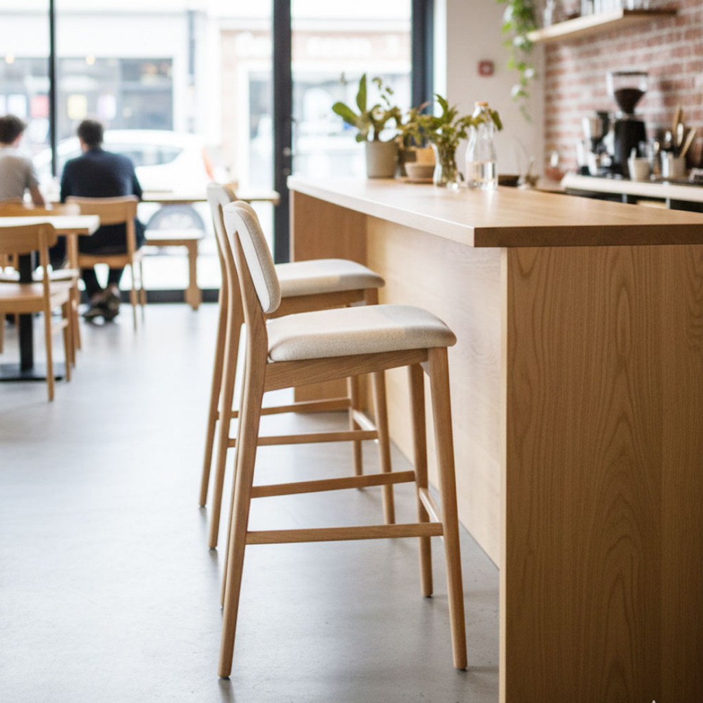 Herman – Modern Kitchen Stool with Higher Seat Height