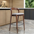 Edit – Classic Bar Stool with Back and Footrest