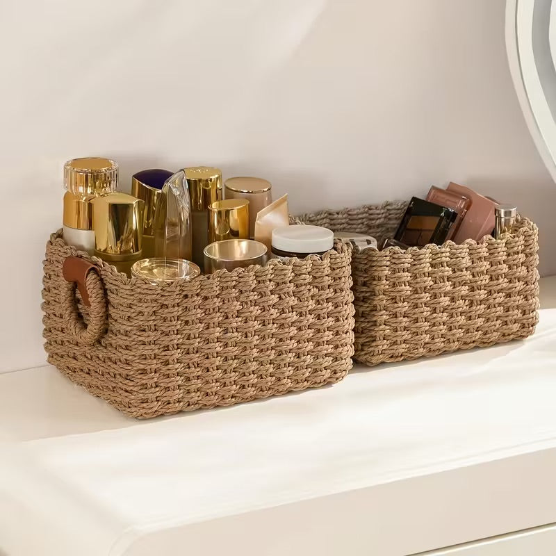 3pcs Woven Storage Basket